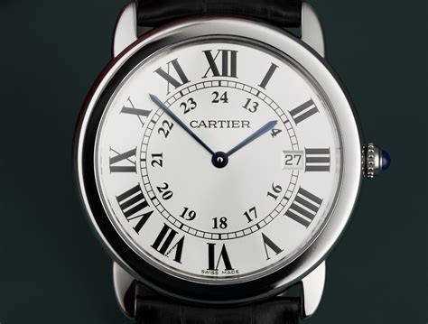 cartier ronde solo watch|cartier ronde solo watch review.